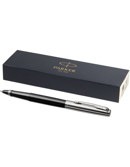 PARKER Jotter plastic with stainless steel RB Solid black