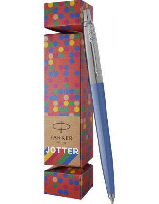 PARKER Jotter Cracker Pen gift set Process blue